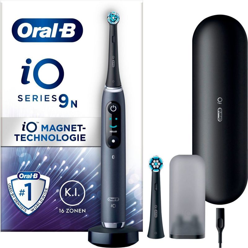Oral-B iO Series 9N - Elektrische Tandenborstel - Met Oral-B App - Vibrerende tandenborstel - Zwart