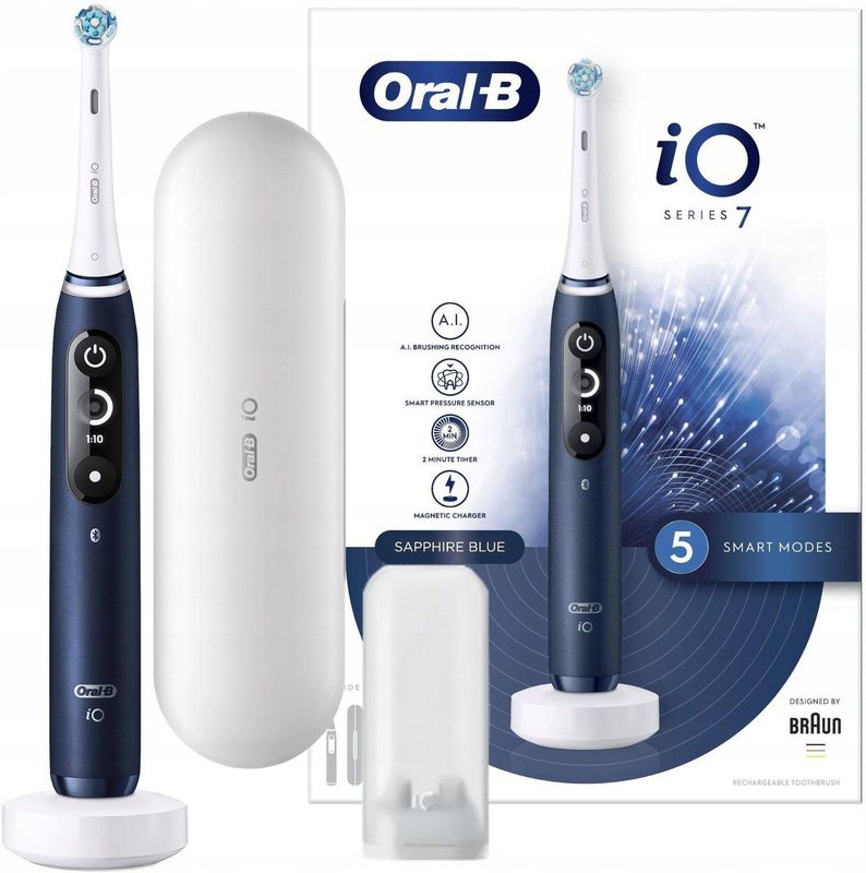ORAL-B - IO 7 - Elektrische Tandenborstel - Sapphire Blue