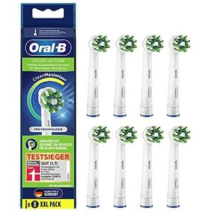 Braun Oral-B CrossAction CleanMaximiser Opzetborstels, 8 stuks opzetborstel