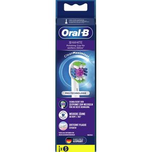 Oral-B opzetborstels 3D White Clean Maximiser (3 stuks)