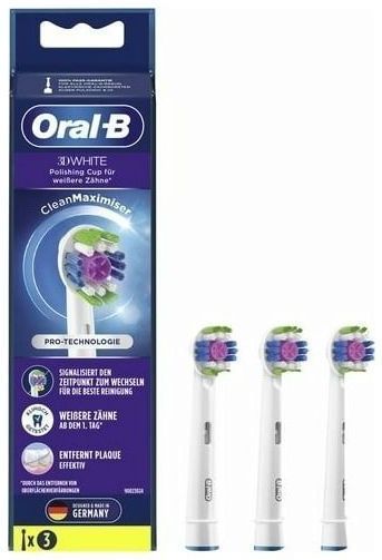 Oral-B 3D-White 3 stuks - CleanMaximiser opzetborstels