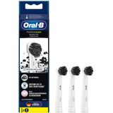 Oral-B Pure Clean Charcoal Opzetborstels - 3 stuks