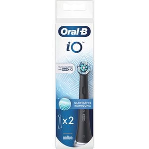 Oral-B Opzetborstels iO Ultimate Cleaning zwart, 2 st.