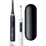 Oral-B iO 5 - Black & White - Elektrische Tandenborstels - Ontworpen Door Braun
