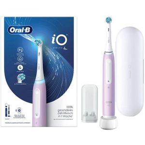Oral-B - iO Series 4 - Elektrische Tandenborstel - Lavendel - Inclusief Etui