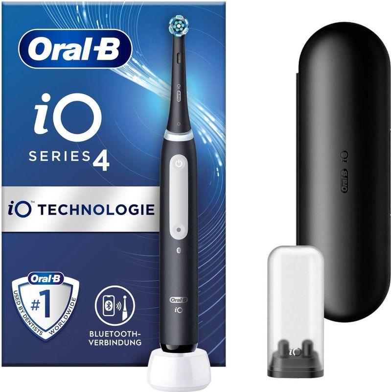 Oral-B IO Series 4 mat zwart + hoes