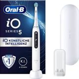 Oral-B iO 5N Wit Elektrische Tandenborstel, 1 Opzetborstel, 1 Reisetui, Ontworpen Door Braun