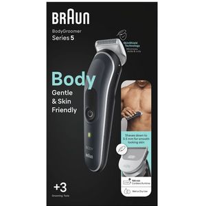 Braun - Bodygroomer - Waterdicht - SkinShield-technologie - 100 Minuten Accuduur
