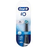 Oral-B iO Ultimate Clean Zwarte Opzetborstels - 6 stuks