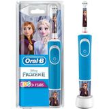 Oral-b D100 Kids Elektrische Tandenborstel - Frozen - Zacht voor Kinderen - Inclusief Stickers