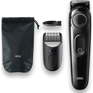 Braun - BT3 - Baard- en Haartrimmer - Zwart - Met Precisiedraaiknop