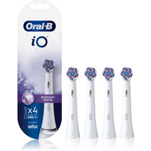 Oral-B - iO Radiant - Vervanging Opzetborstels - 4 Eenheden