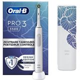 Oral-B Pro 3 3500 Elektrische tandenborstel, wit, 1 reisetui, 1 borstel