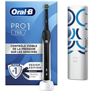 Oral-B Pro 1 750 Pro1750 Elektrische tandenborstel Roterend / pulserend Zwart
