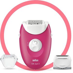 Braun Silk-épil 3 3276 20 pincetten Roze, Wit