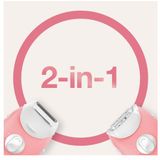 Braun Silk-épil 3 -277 Epilator Voor Langdurige Ontharing, Scheer- en Trimmerkop, Wit/roze