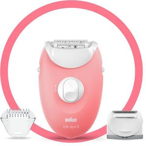 Braun Silk-épil 3 -277 20 pincetten Wit, Roze