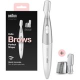 Mini-Precisietrimmer FG1106 - Precisietrimmer - Wit - Voor Wenkbrauwen