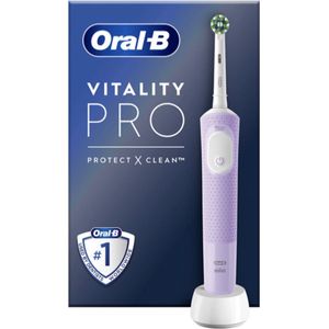 Oral-B Vitality Pro - Paars - Elektrische Tandenborstel - Ontworpen door Braun