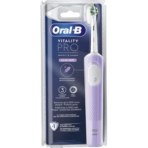 Oral-B Vitality Pro - Paars - Elektrische Tandenborstel - Ontworpen door Braun