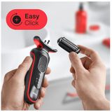 Braun Series 5 Elektrisch Scheerapparaat - Rood - Voor Mannen