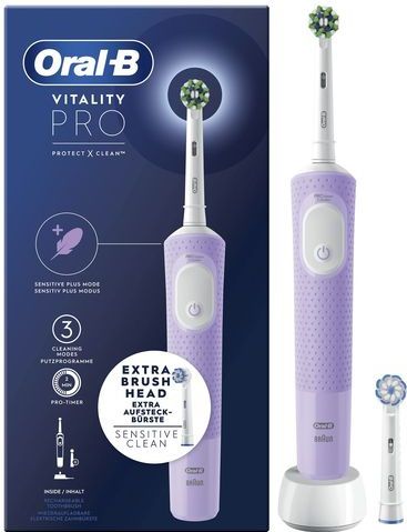 Oral-B - Vitality Pro - Elektrische Tandenborstel - Paars - 3D Technologie