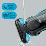 Braun - Series 5 - Scheerapparaat - Blauw - 100% Waterproof