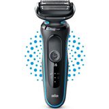 Braun - Series 5 - Scheerapparaat - Blauw - 100% Waterproof
