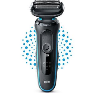 Braun - Series 5 - Scheerapparaat - Blauw - 100% Waterproof