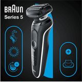 Braun Series 5 51-W1200s Scheerapparaat met scheerblad Trimmer Zwart, Wit