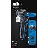 Braun - Series 5 - Scheerapparaat - Zwart - Waterbestendig - Li-Ionbatterij
