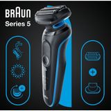 Braun - Series 5 - Scheerapparaat - Zwart - Waterbestendig - Li-Ionbatterij