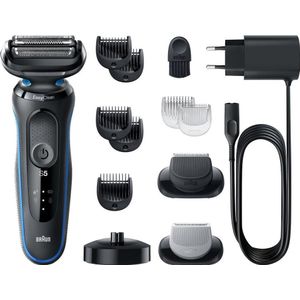 Braun - Series 5 - Elektrisch Scheerapparaat - Blauw - 100% Waterdicht