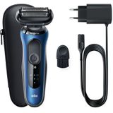 Braun Series 6 61-B1000s - Elektrisch Scheerapparaat Mannen - Blauw