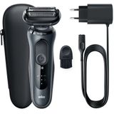 Braun - Series 6 61-N1000s - Scheerapparaat - Droog & Nat Scheren - Inclusief Reinigingsborstel & Hardcase