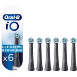 Oral-B iO Ultimate Clean Black - Opzetborstels - 6 stuks - Elektrische Tandenborstel Compatibel