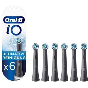 Oral-B iO Ultimate Clean Black - Opzetborstels - 6 stuks - Elektrische Tandenborstel Compatibel