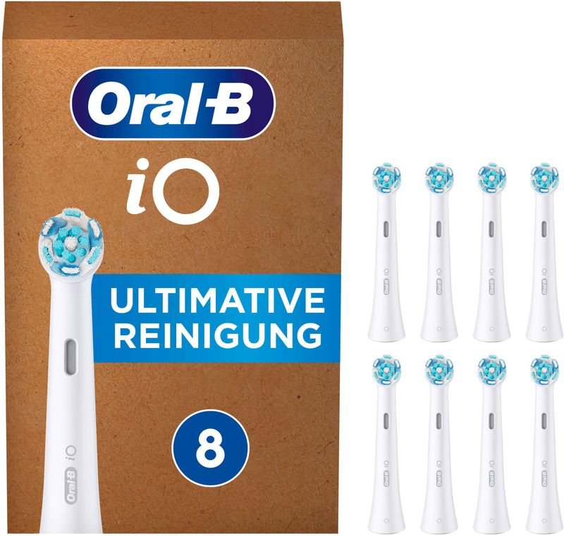 Oral-B - iO Ultimate Clean - Opzetborstels - 8 Stuks