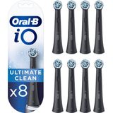 Oral-B IO Ultimate Clean Black - Opzetborstels Voor Tandenborstel - Verpakking Van 8