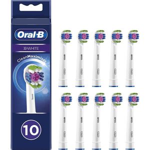 Oral-B 3D White - Met CleanMaximiser-technologie - Opzetborstels - 10 Stuks - Brievenbusverpakking