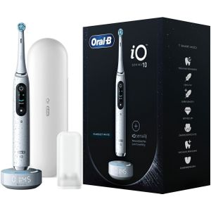 Oral-B iO Series 10 Volwassene Roterende-oscillerende tandenborstel Wit