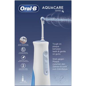 Oral-B - Aquacare 4 - Elektrische Tandenborstel - Oxyjet Technologie - Wit