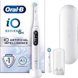 Oral-B iO Series 6N Wit + extra iO Gentle Care opzetborstel