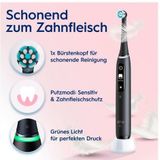 Oral-B iO 6N Witte Elektrische Tandenborstel, 2 Opzetborstels, 1 Reisetui, Ontworpen Door Braun