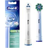 Oral-B - PRO Series - Opzetborstels - 1x Cross Action + 1x Interspace