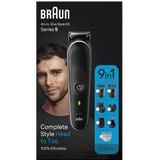 Braun - Series 5 - Multigroomer - 9-in-1 - Waterbestendig - Li-ionbatterij