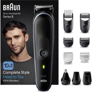 Braun All-In-One Series 5 MGK5445 verzorgingsset voor haar, baard en lichaam 10 in 1 1 st