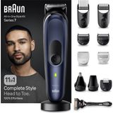Braun - MGK7450 - Multigroomer - 11-in-1 - Zwart - Waterbestendig