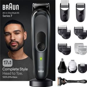 Braun Body trimmer Styler 17-in-1 MGK7491 Zwart / Leigrijs