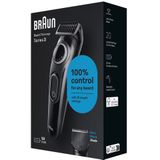 BRAUN - Baardtrimmer BT3400 - Ontharingsapparaat - Zwart - Kunststof